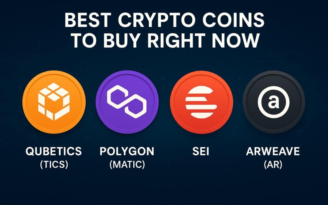 Best Crypto Coins to Buy Right Now: Qubetics, Polygon, SEI & Arweave Show Strong Potential