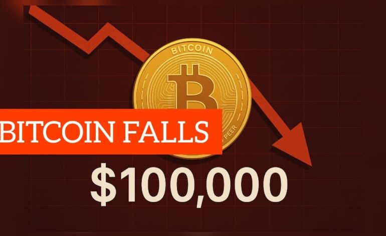 Bitcoin Falls Below $100K as US–Iran Tensions Rattle Markets