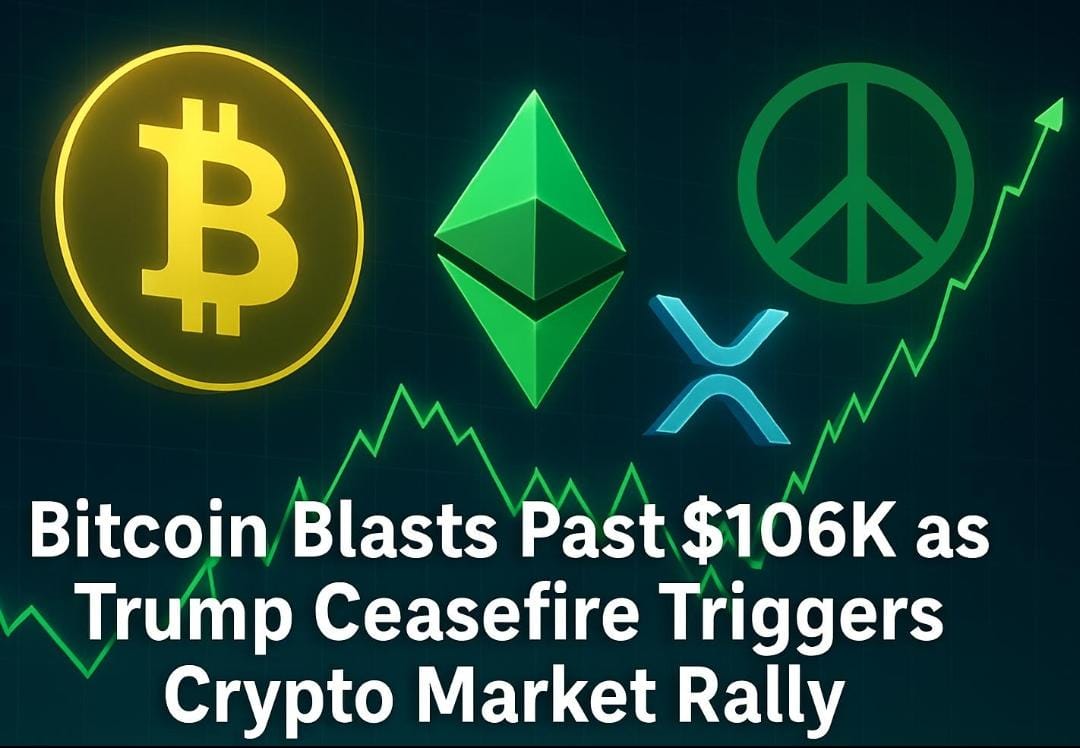 Crypto Market Rally Heats Up After Trump Declares Middle East Ceasefire