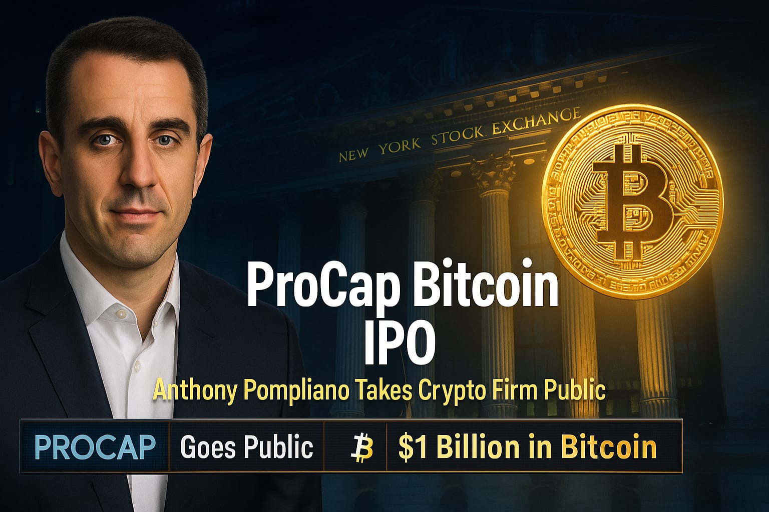 ProCap to Go Public With $1B in Bitcoin Holdings