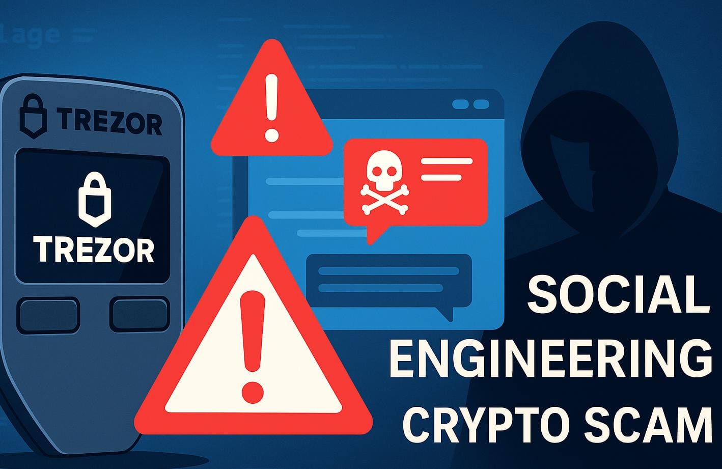 Trezor Hit by Social Engineering Crypto Scam via Fake Support Emails