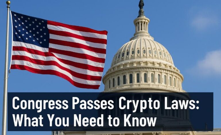 Congress Passes Crypto Laws: What You Need to Know