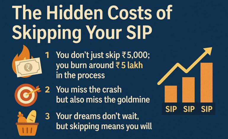 The Silent Wealth Killer: Why Skipping One SIP Can Cost You Lakhs