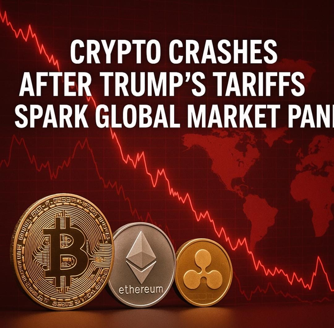 Crypto Crashes After Trump’s Tariffs Spark Global Market Panic